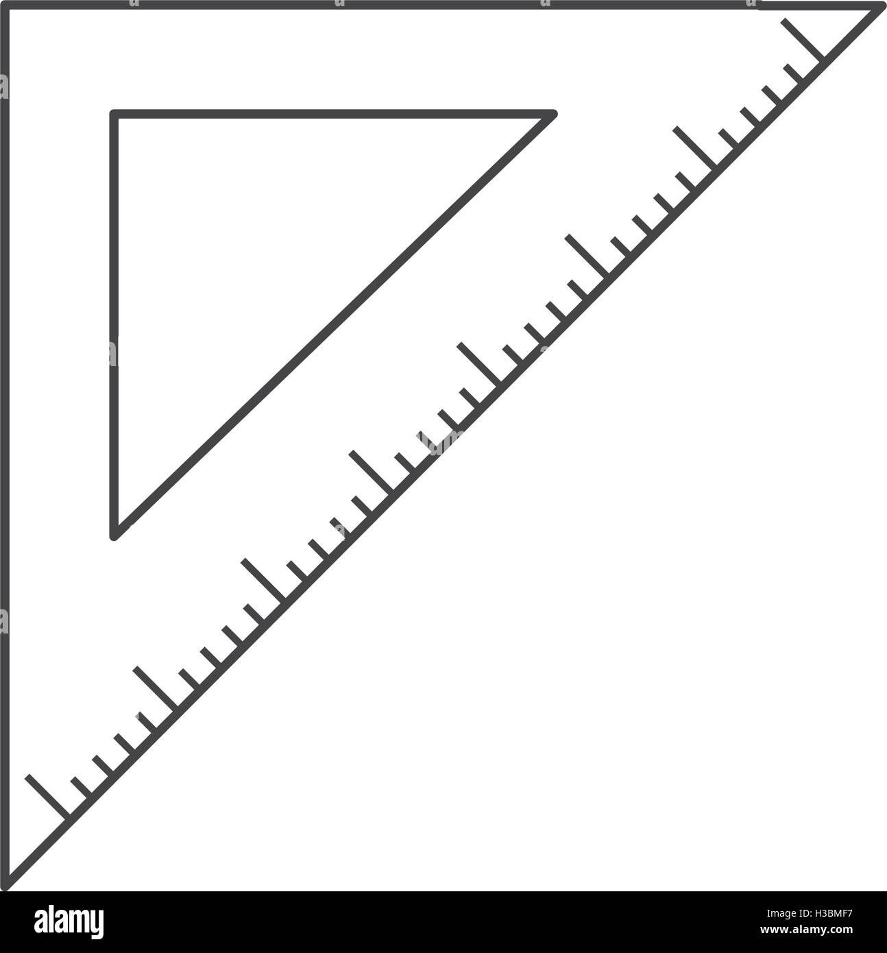 Ruler object and school tool design Stock Vector Image & Art - Alamy