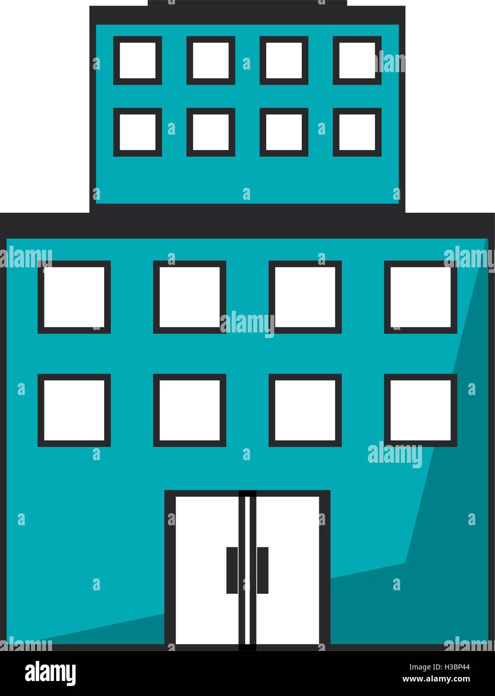 Isolated building with windows design Stock Vector Image & Art - Alamy