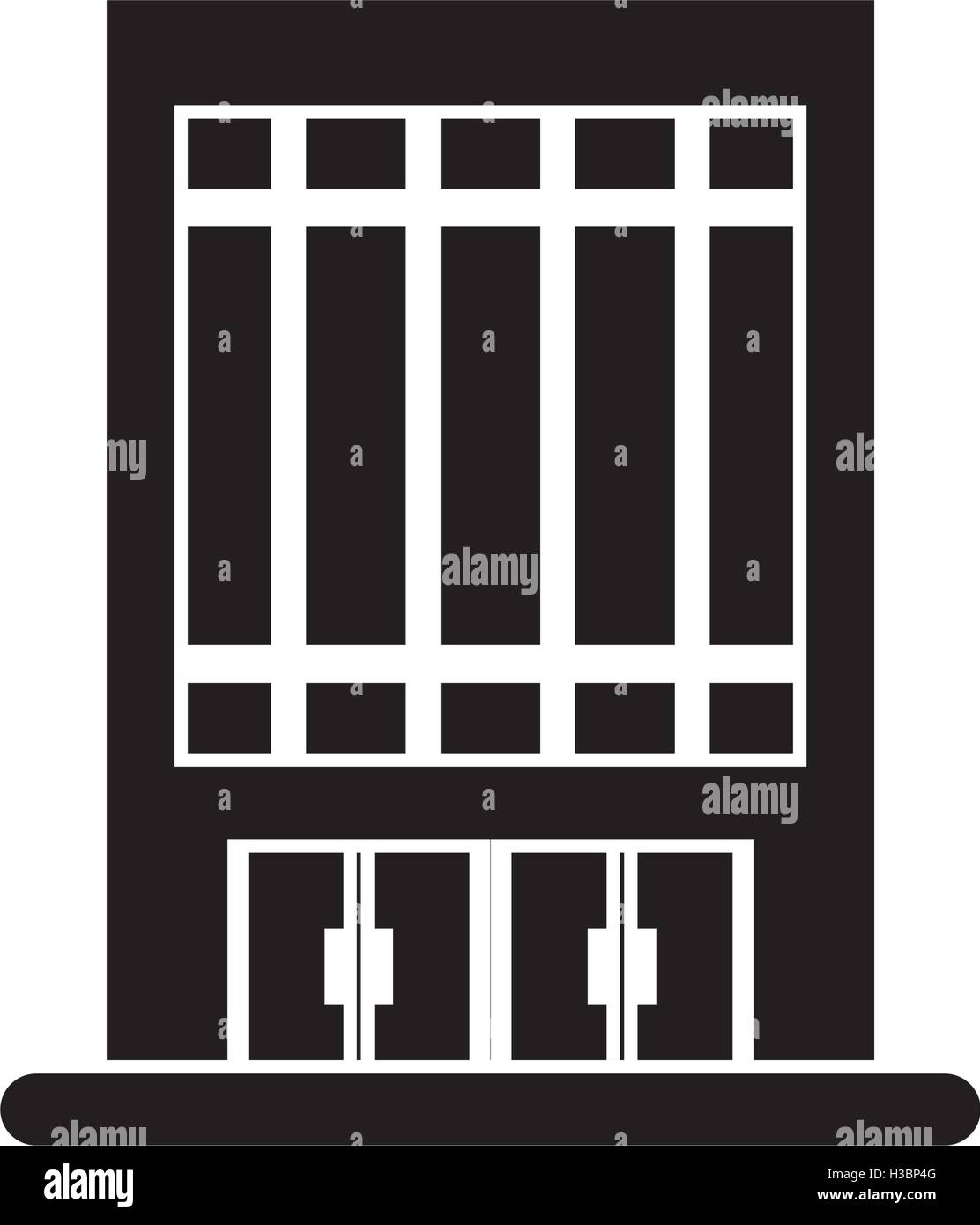 Isolated building with windows design Stock Vector Image & Art - Alamy