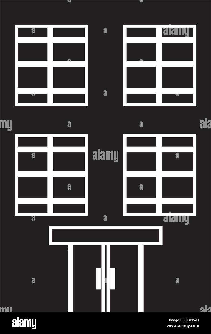 Isolated building with windows design Stock Vector Image & Art - Alamy