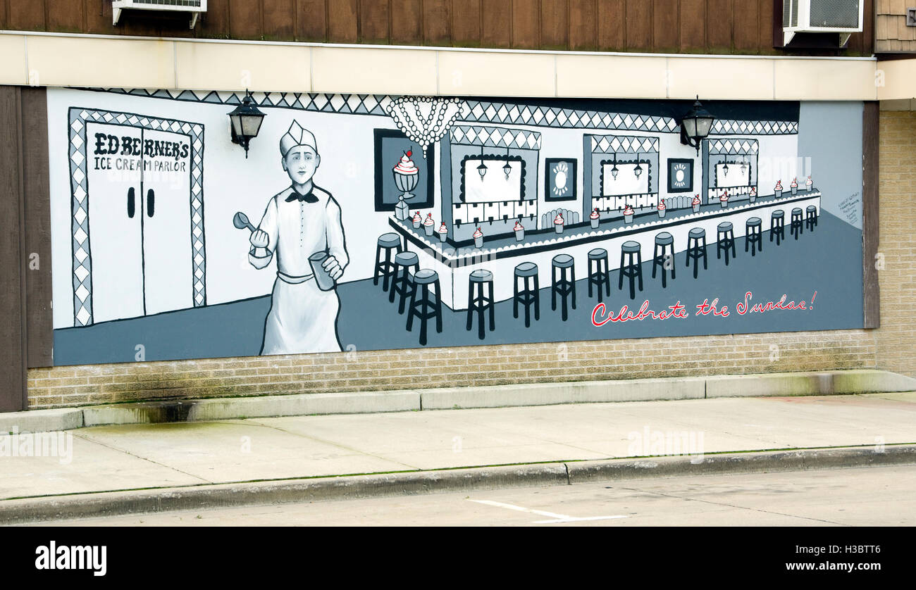 Ice cream mural hires stock photography and images Alamy