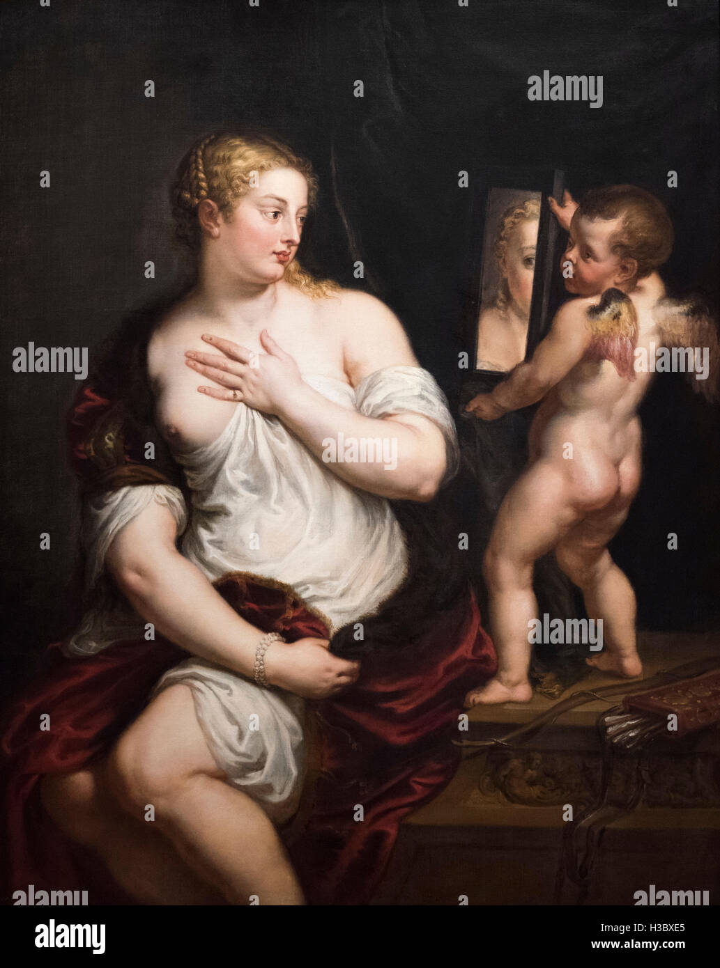 Peter Paul Rubens (1577-1640), Venus and Cupid, ca. 1606-11. Stock Photo
