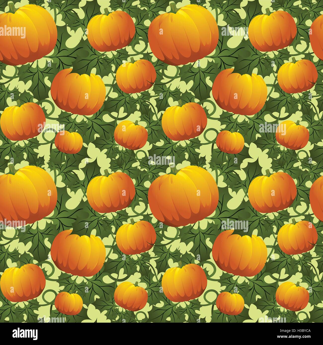 Seamless background with pumpkins Stock Vector Image & Art - Alamy