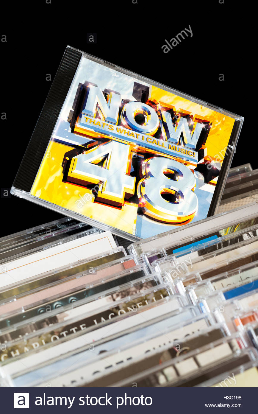 01 Now That S What I Call Music 48 Cd Pulled Out From Among Rows Stock Photo Alamy