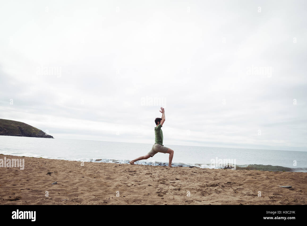 Young man stretching work out hi-res stock photography and images - Alamy