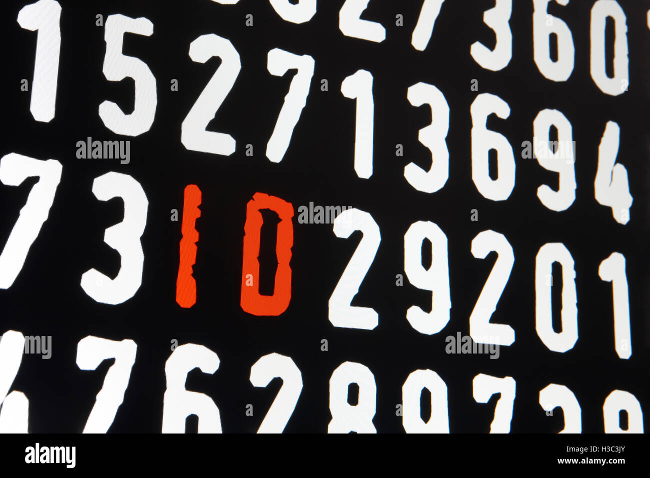 Computer Screen With Id Text On Black Background Horizontal Stock Computer Screen With Id Text On Black Background Horizontal Stock