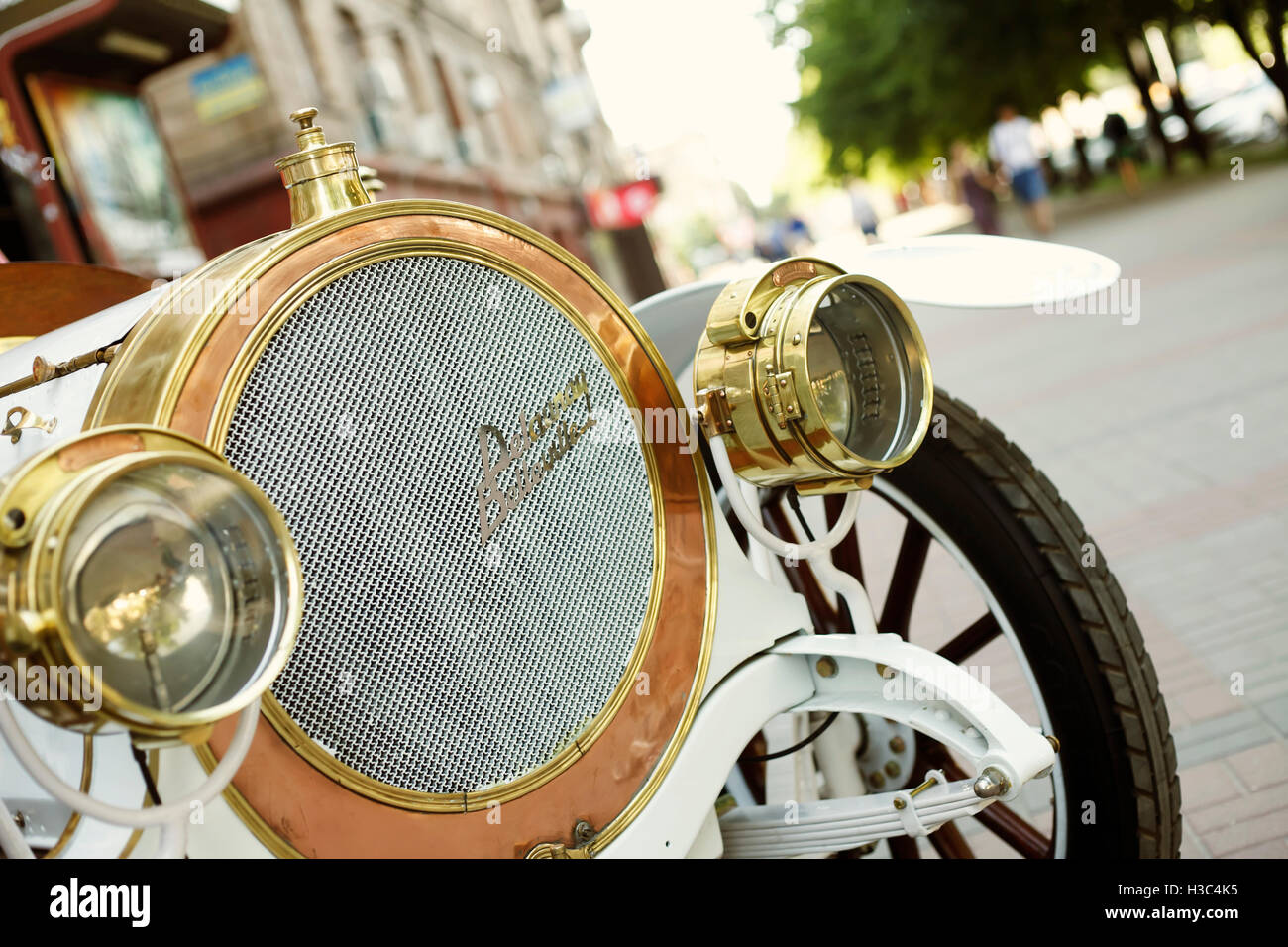Zaporozhye, Ukraine - May 27, 2014: Alexander auto-retro club for the ...