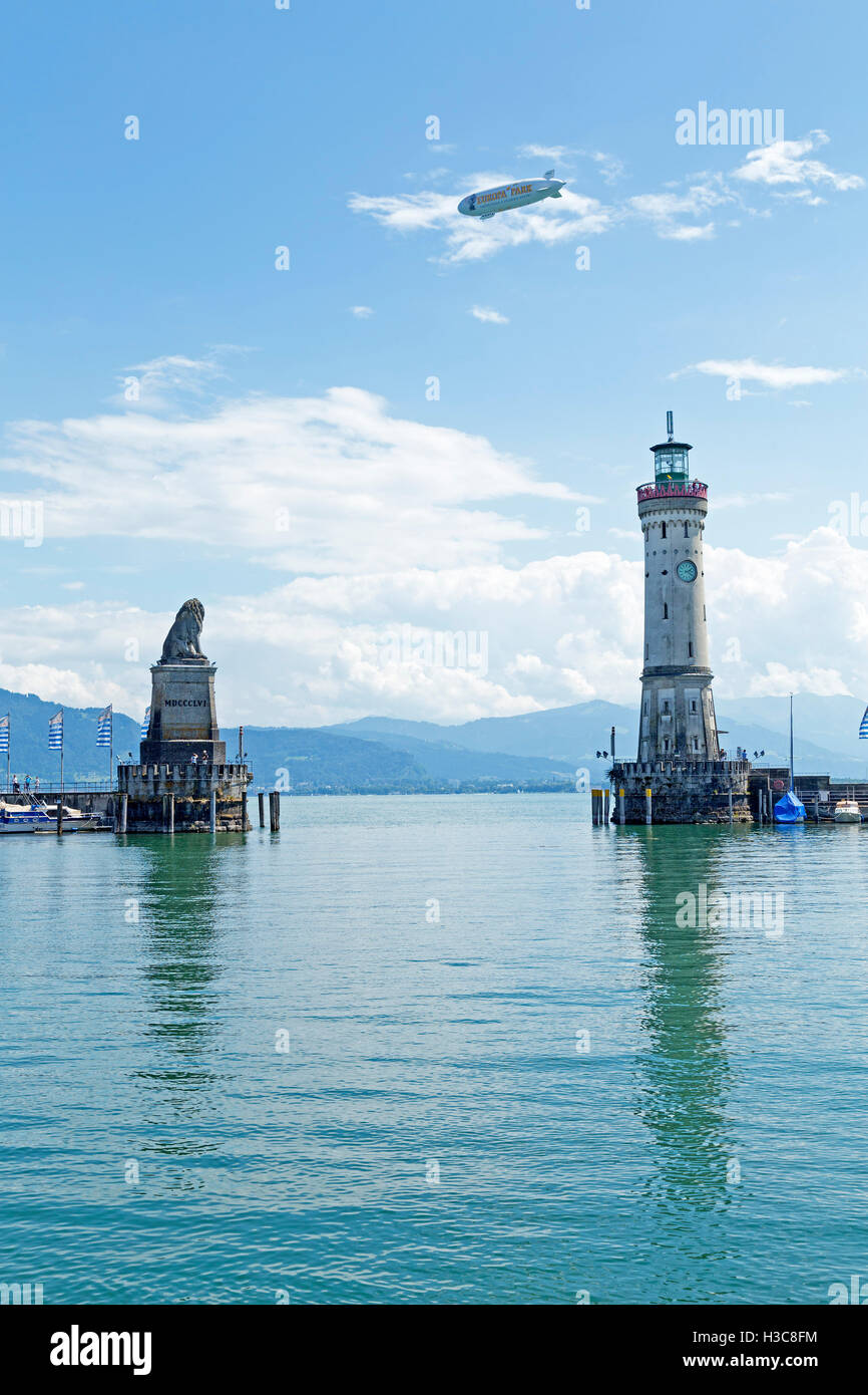harbour, Lindau, Lake Constance, Bavaria, Germany Stock Photo Alamy