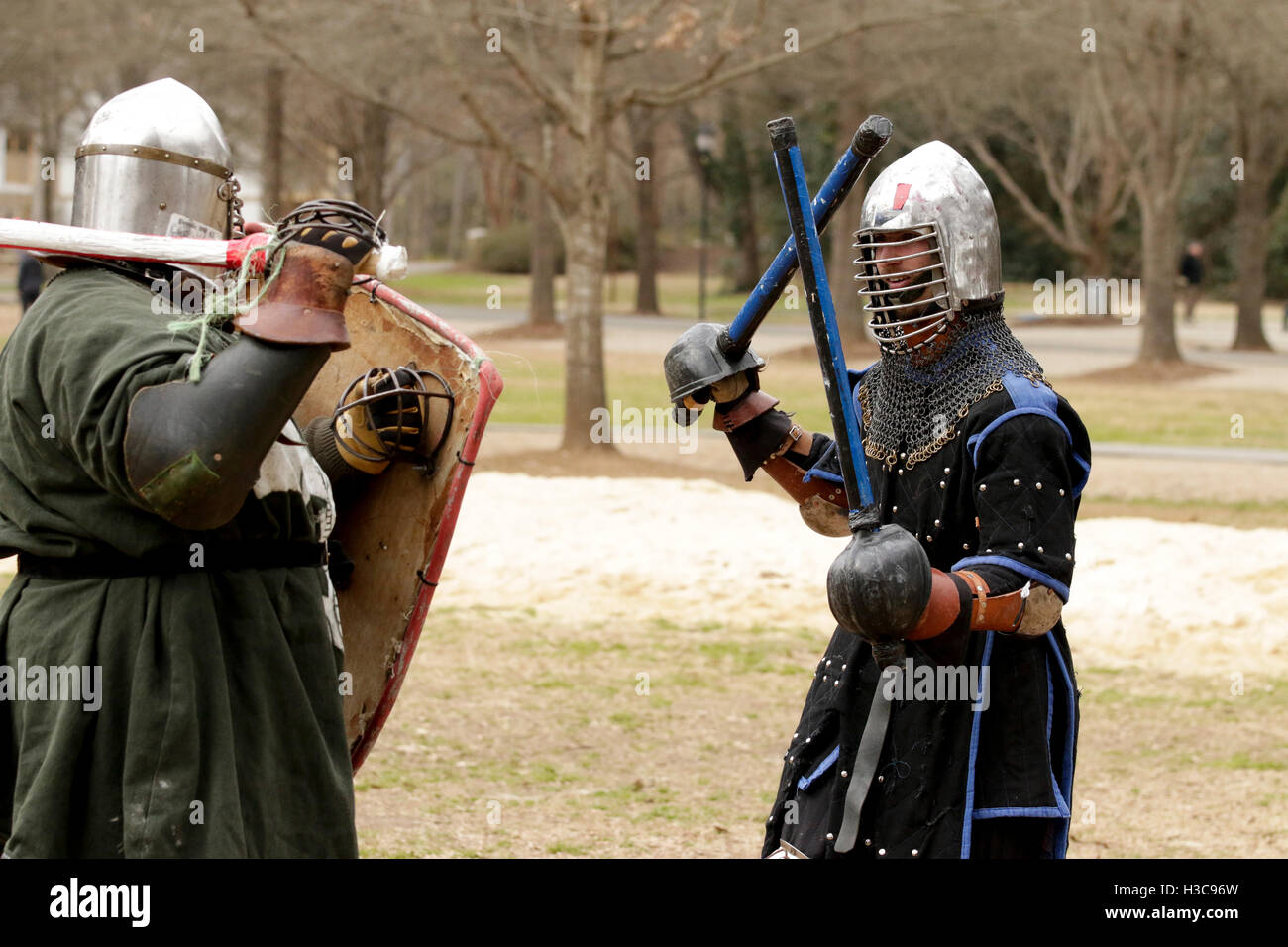 Society for creative anachronism sca fighter practice at freedom