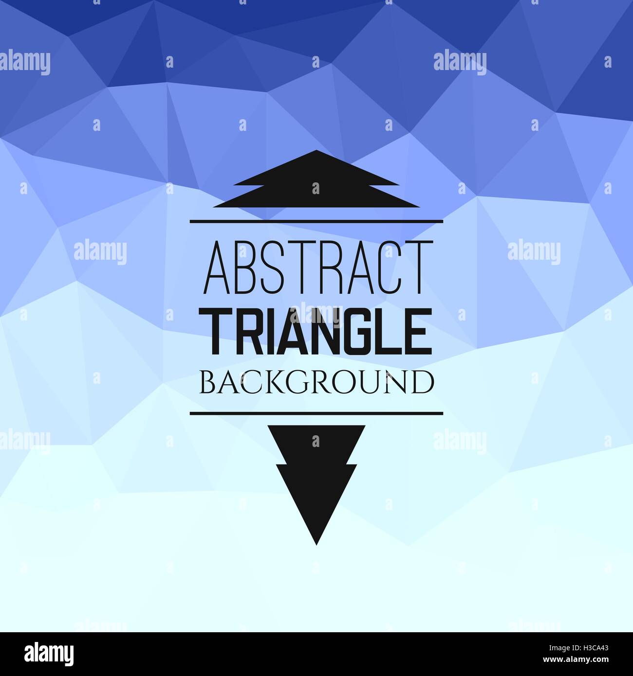 Abstract blue triangle pattern Stock Vector Image & Art - Alamy