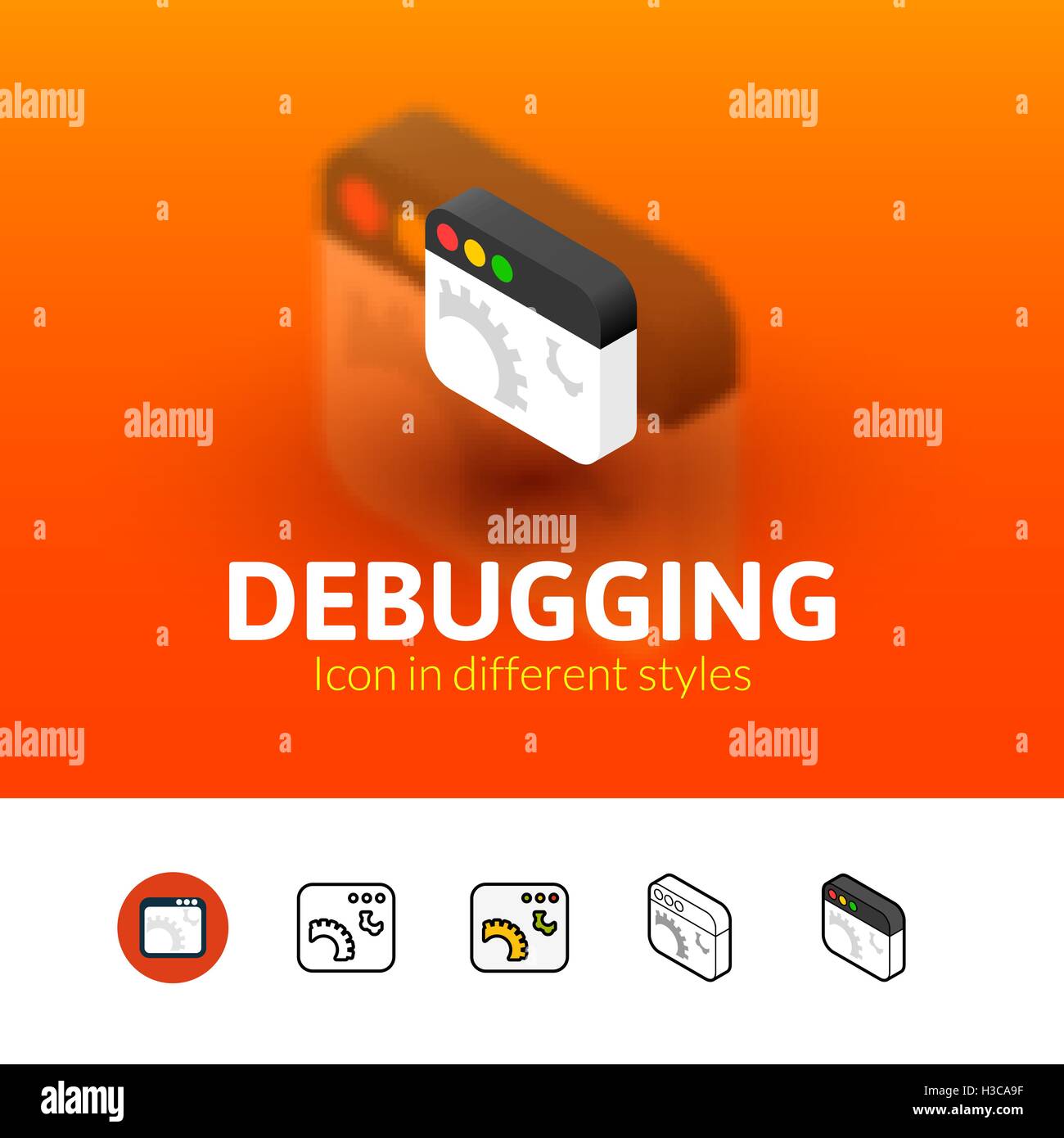 Debug code logo hi-res stock photography and images - Alamy