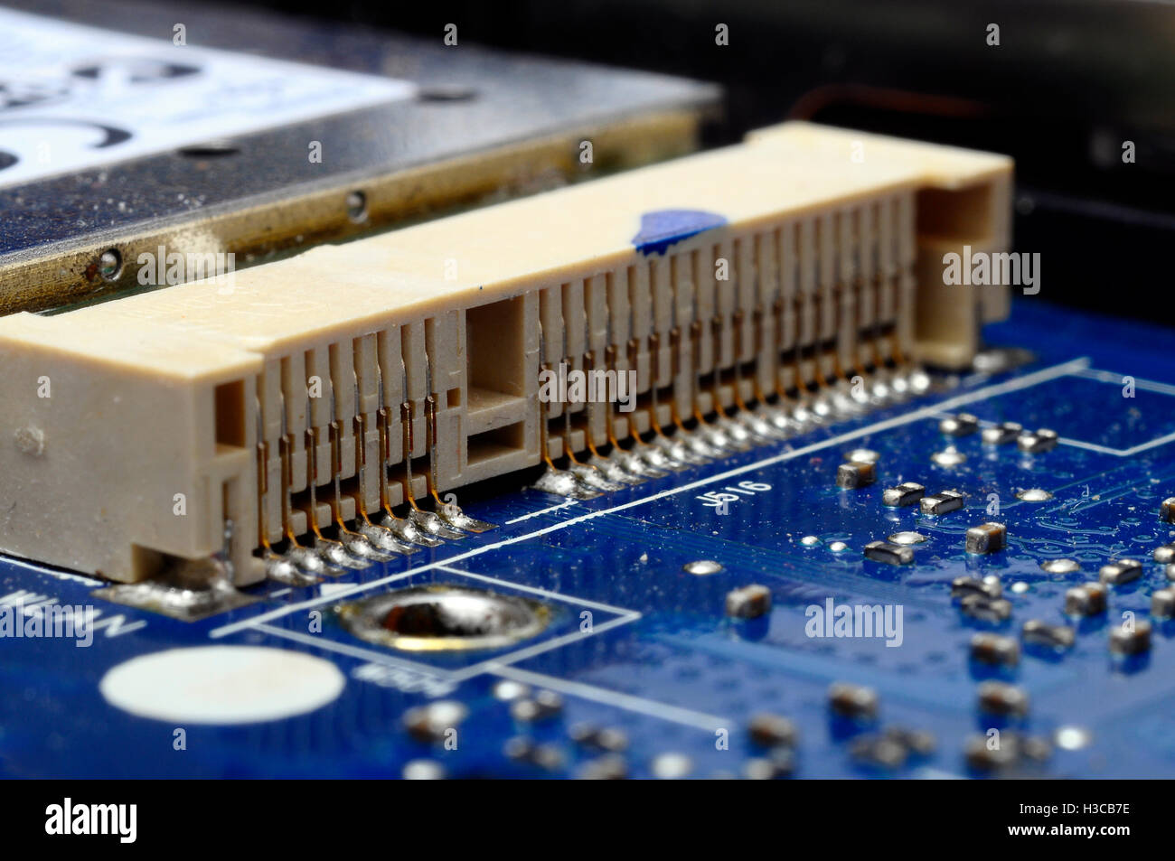 Macro and details of computer electronic components Stock Photo Alamy