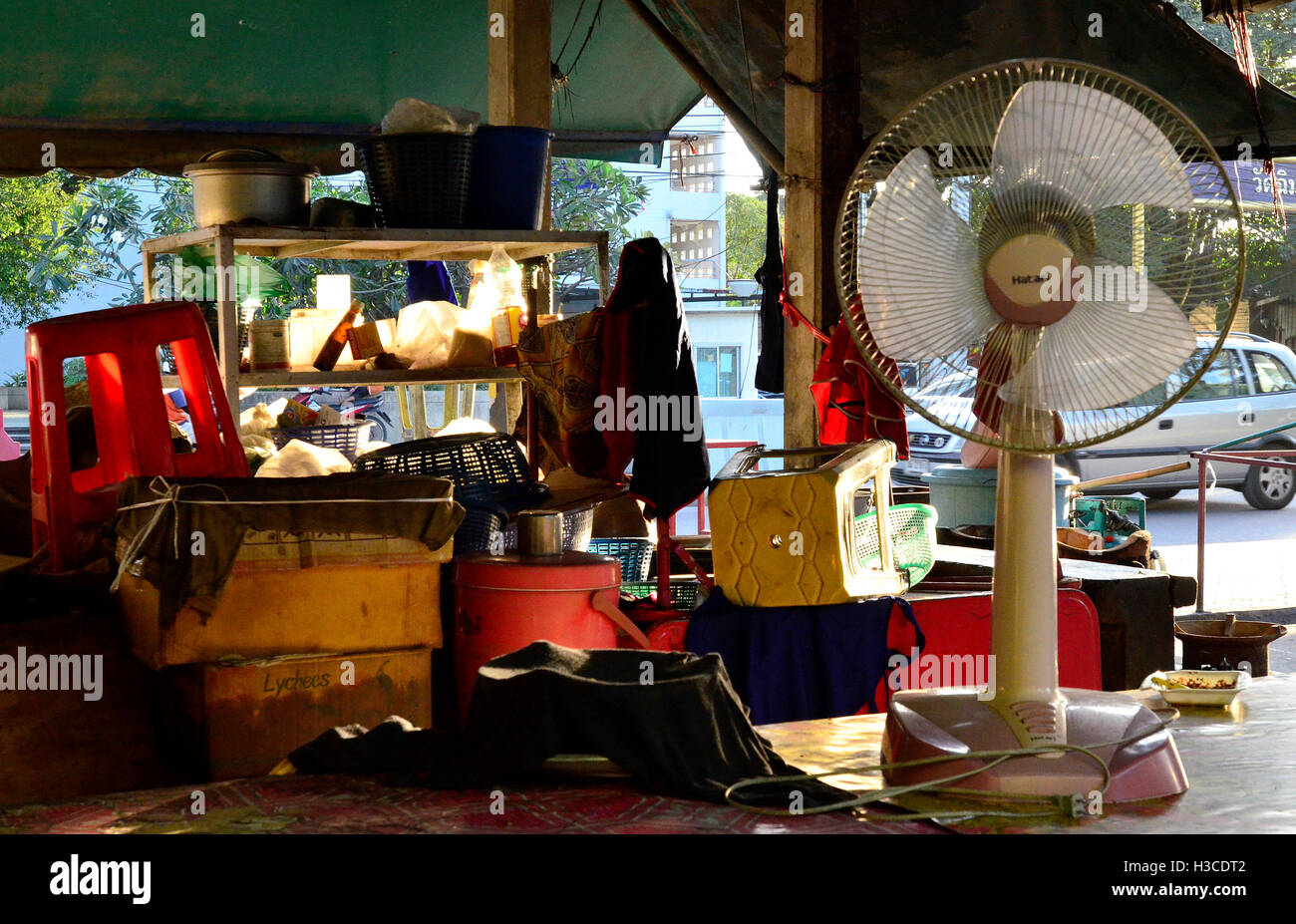 booth in bangkok Stock Photo