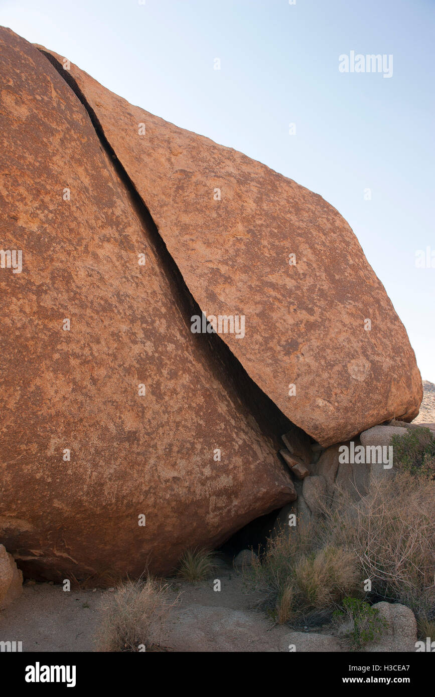 Rock formation in Joshua Tree National Park, California, USA Stock Photo