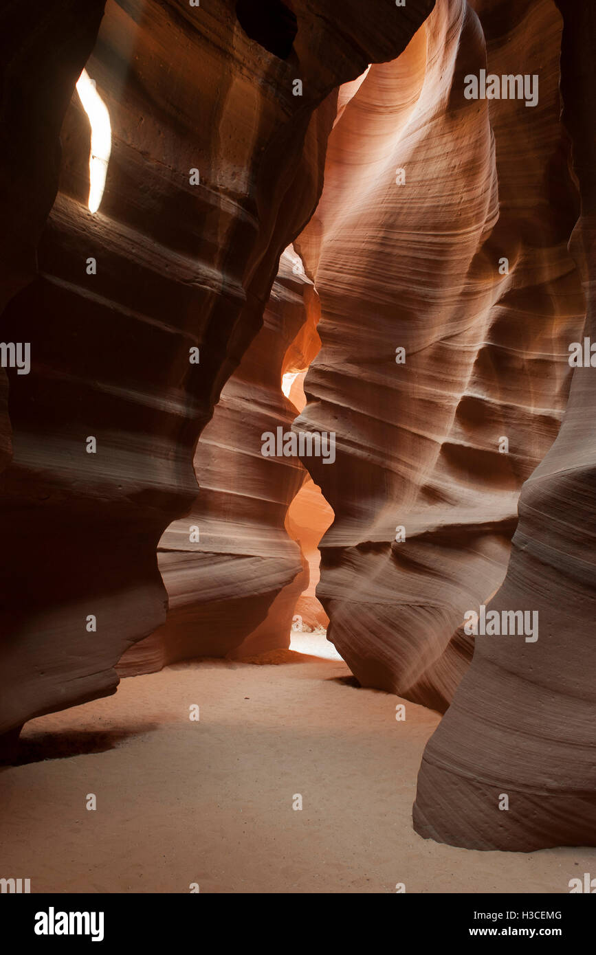 Antelope Canyon, a slot canyon in Arizona, USA Stock Photo