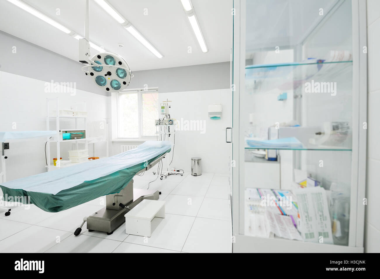 operating room in the surgical department of the polyclinic Stock Photo