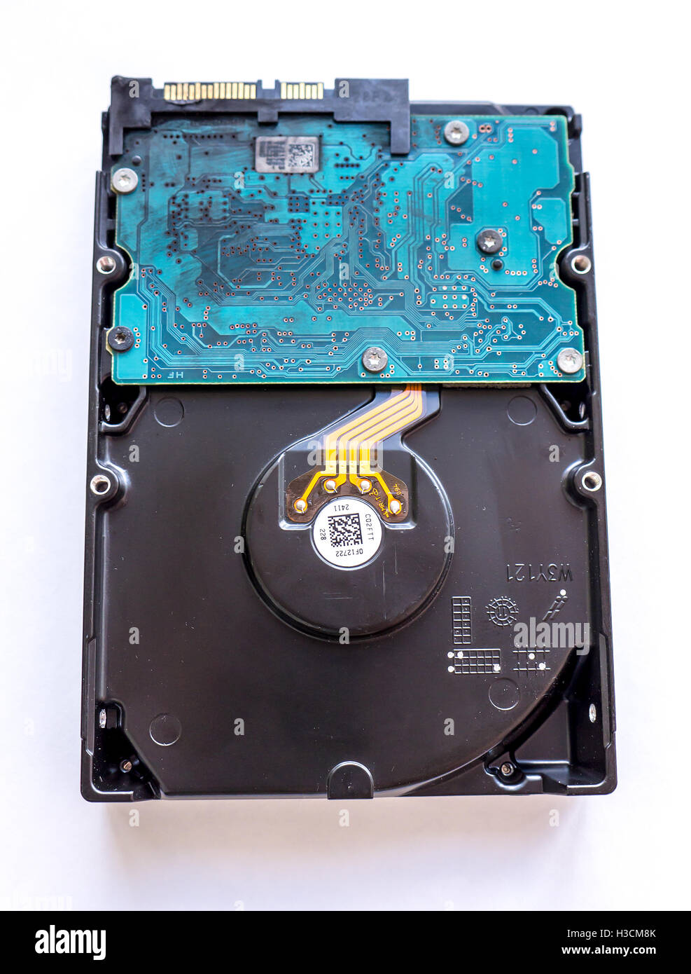 2TB HDD Toshiba DT01ABA200V. Toshiba Corporation is a Japanese multinational conglomerate corporation headquartered in Japan. Stock Photo