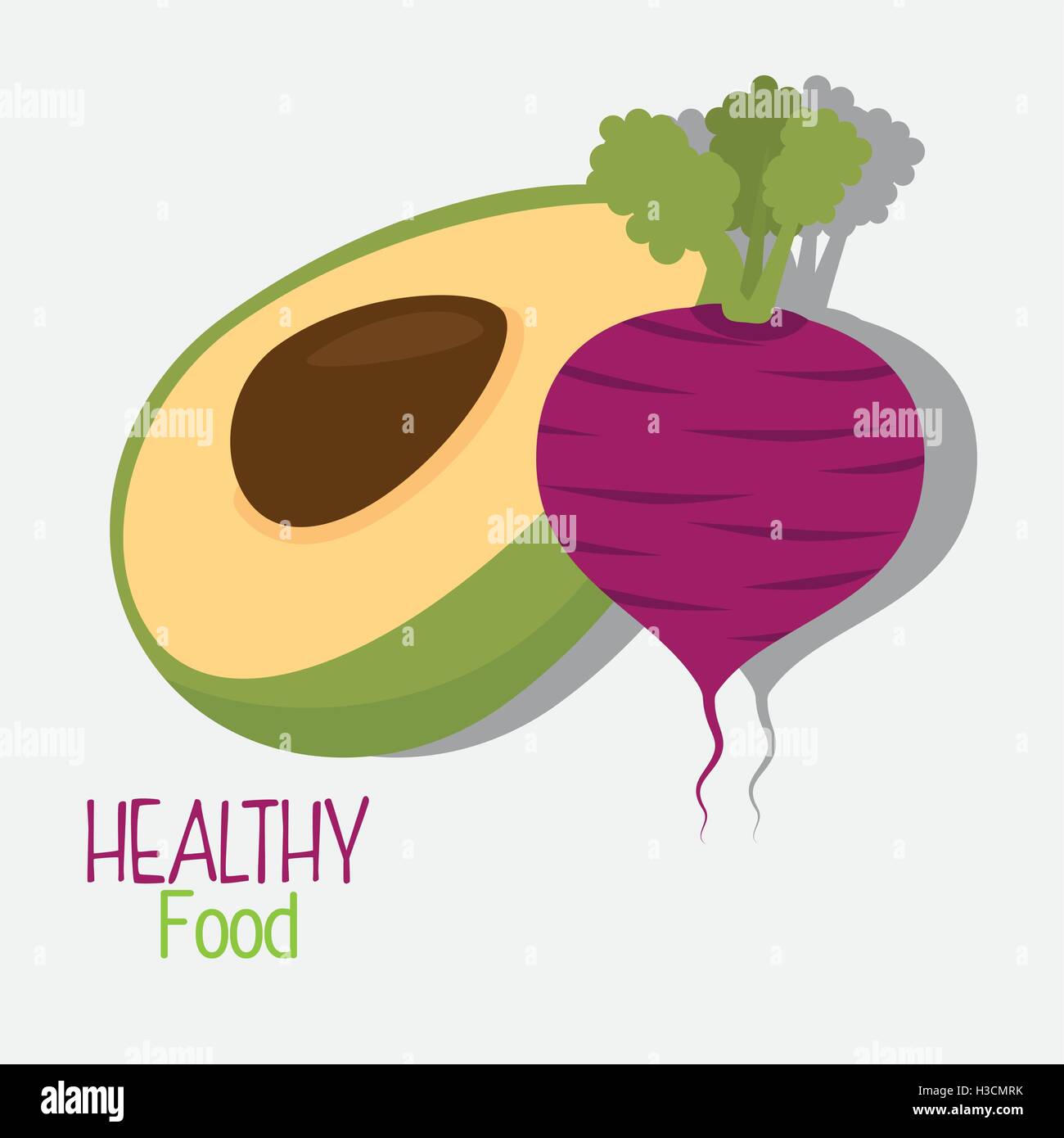 vegetable healthy food Stock Vector Image & Art - Alamy