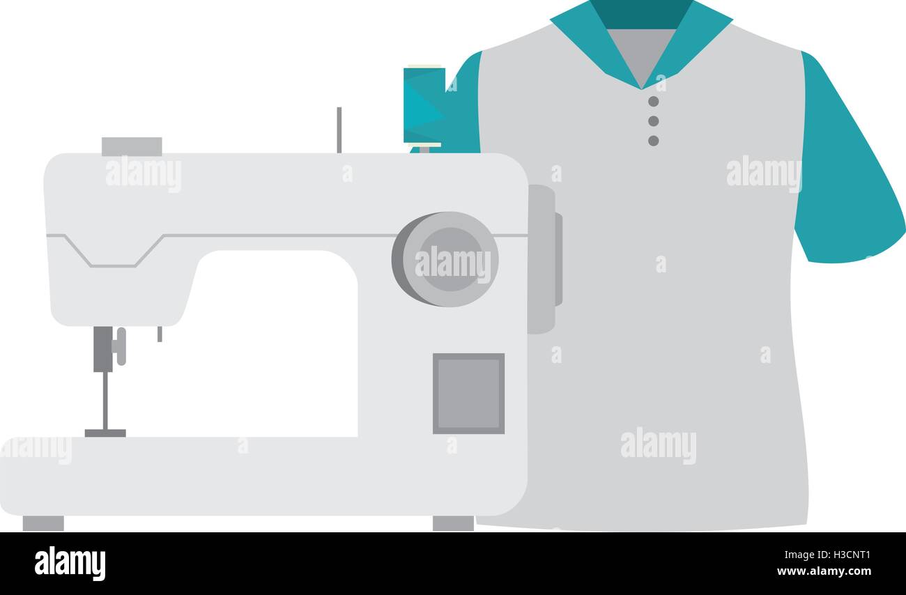 sewing machine design Stock Vector Image & Art Alamy
