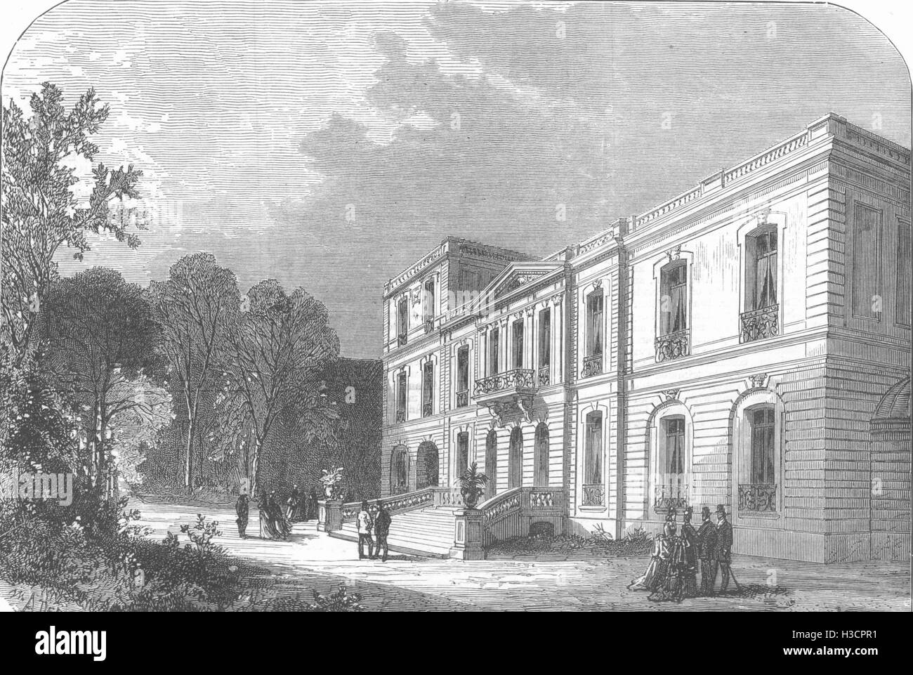 PARIS Thiers, place St Rue Notre Dame de Lorette 1877. The