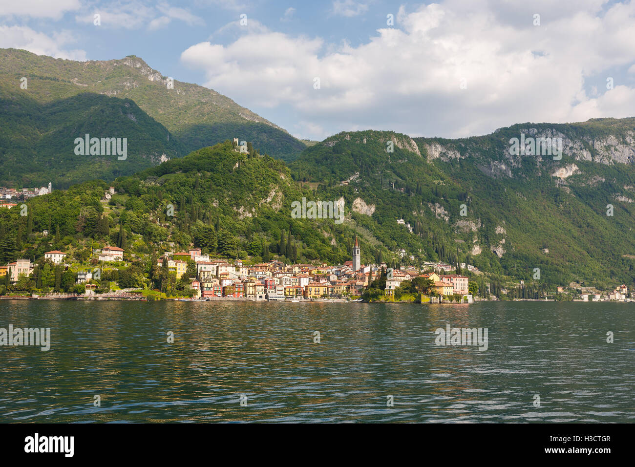 Cityscape of Varenna at Lake Como, Italy Stock Photo Alamy