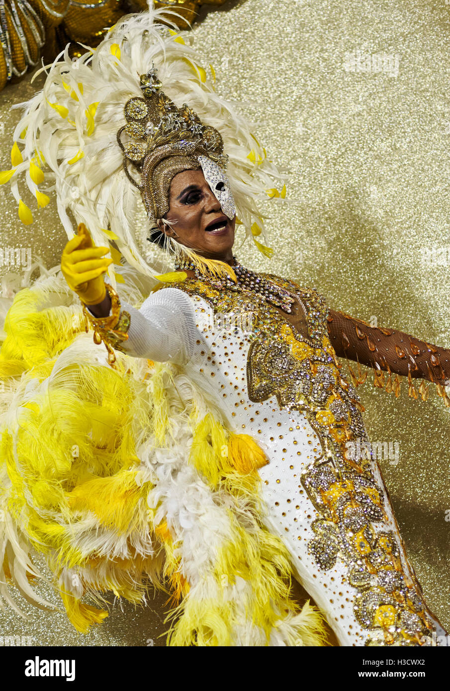 Brazil, State of Rio de Janeiro, City of Rio de Janeiro, Samba Dancer ...