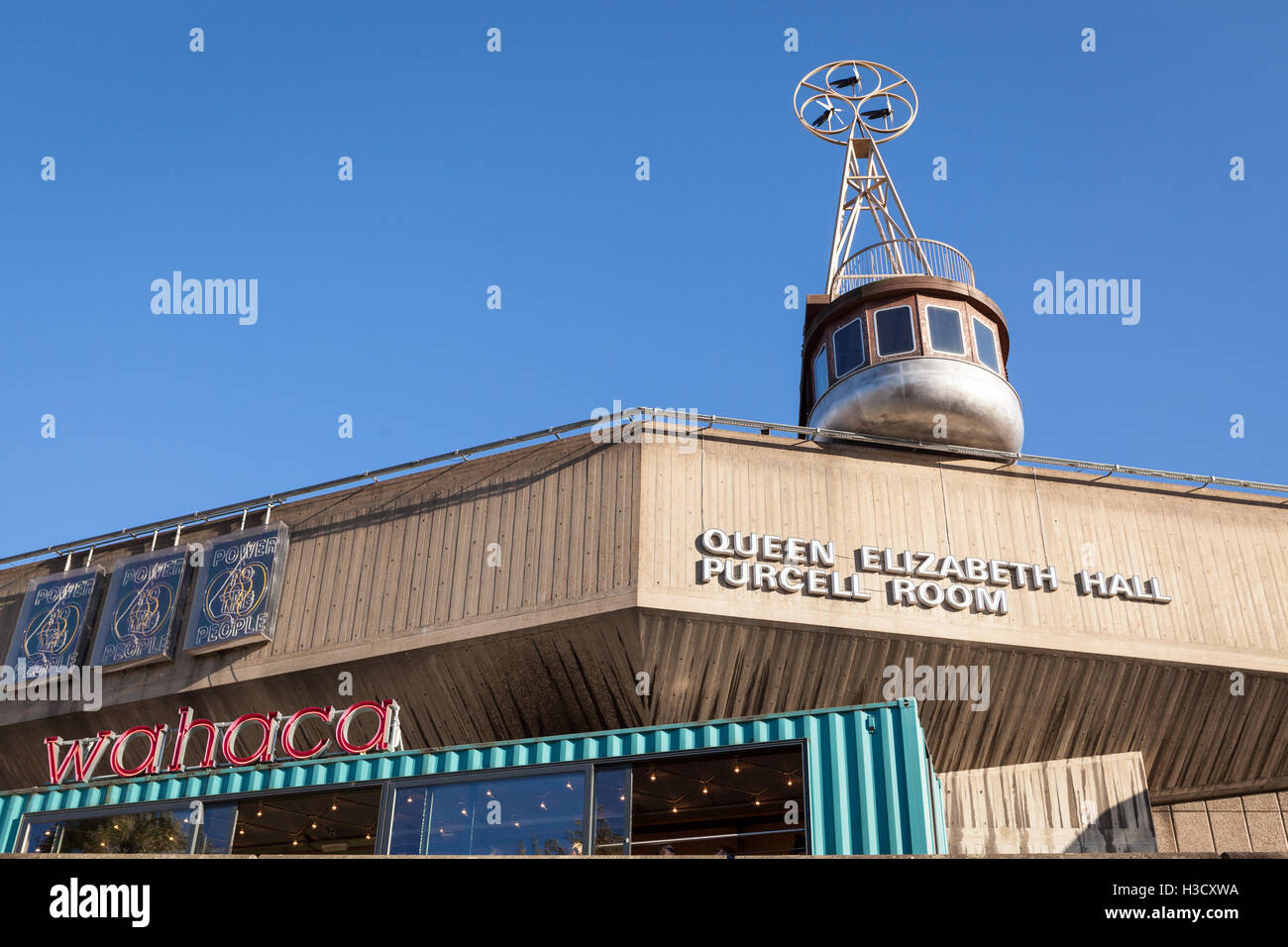 Queen Elizabeth Hall is part of the South Bank Centre in London. Stock Photo