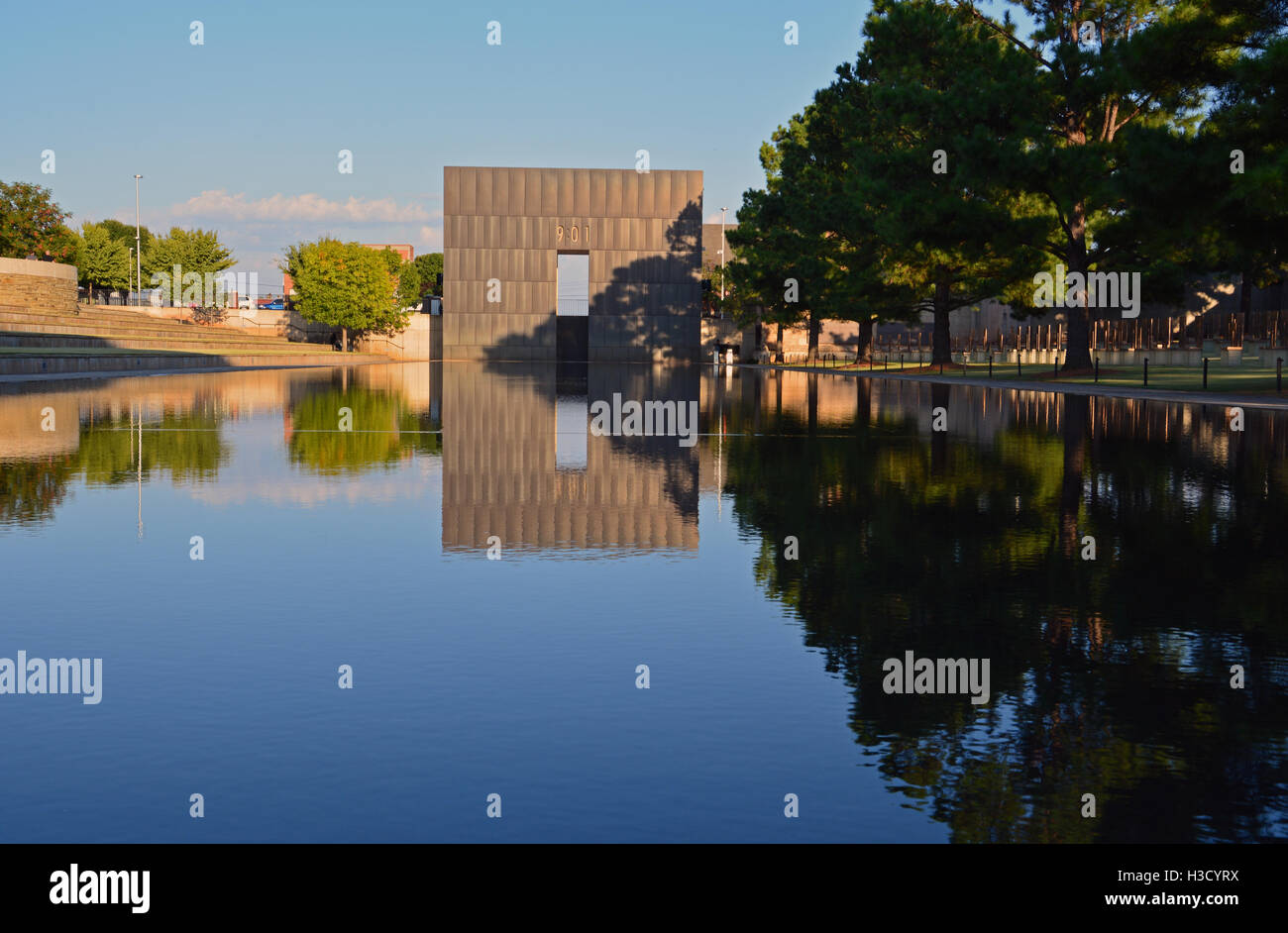 The Reflecting Pool 9 01 Gate And Memorial Chairs At The