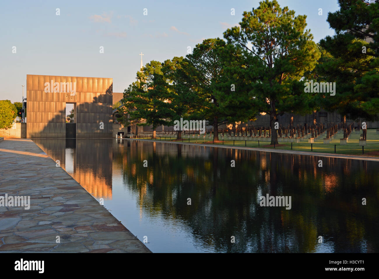 The Reflecting Pool 9 01 Gate And Memorial Chairs At The