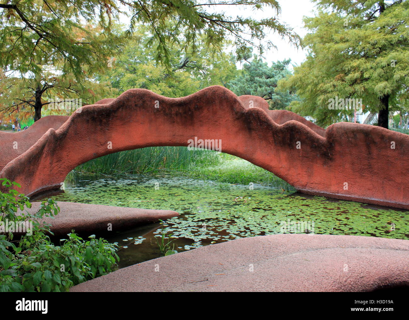 bridge in nature Stock Photo Alamy
