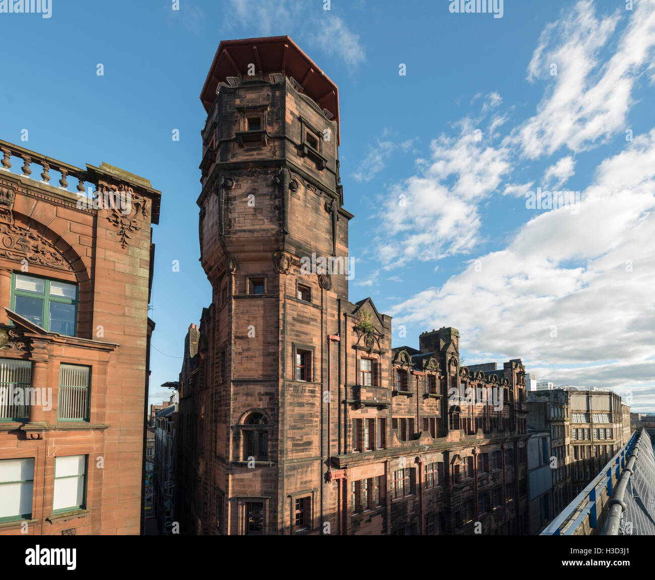 Glasgow Herald Building designed by Charles Rennie Mackintosh, now The Lighthouse, Glasgow,Scotland,UK, Stock Photo