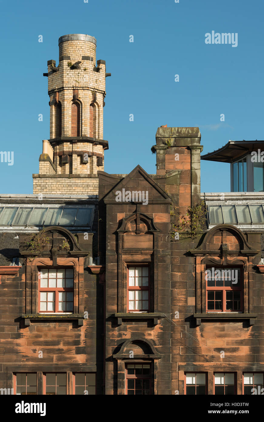 West facade detail,Glasgow Herald Building designed by Charles Rennie Mackintosh, now The