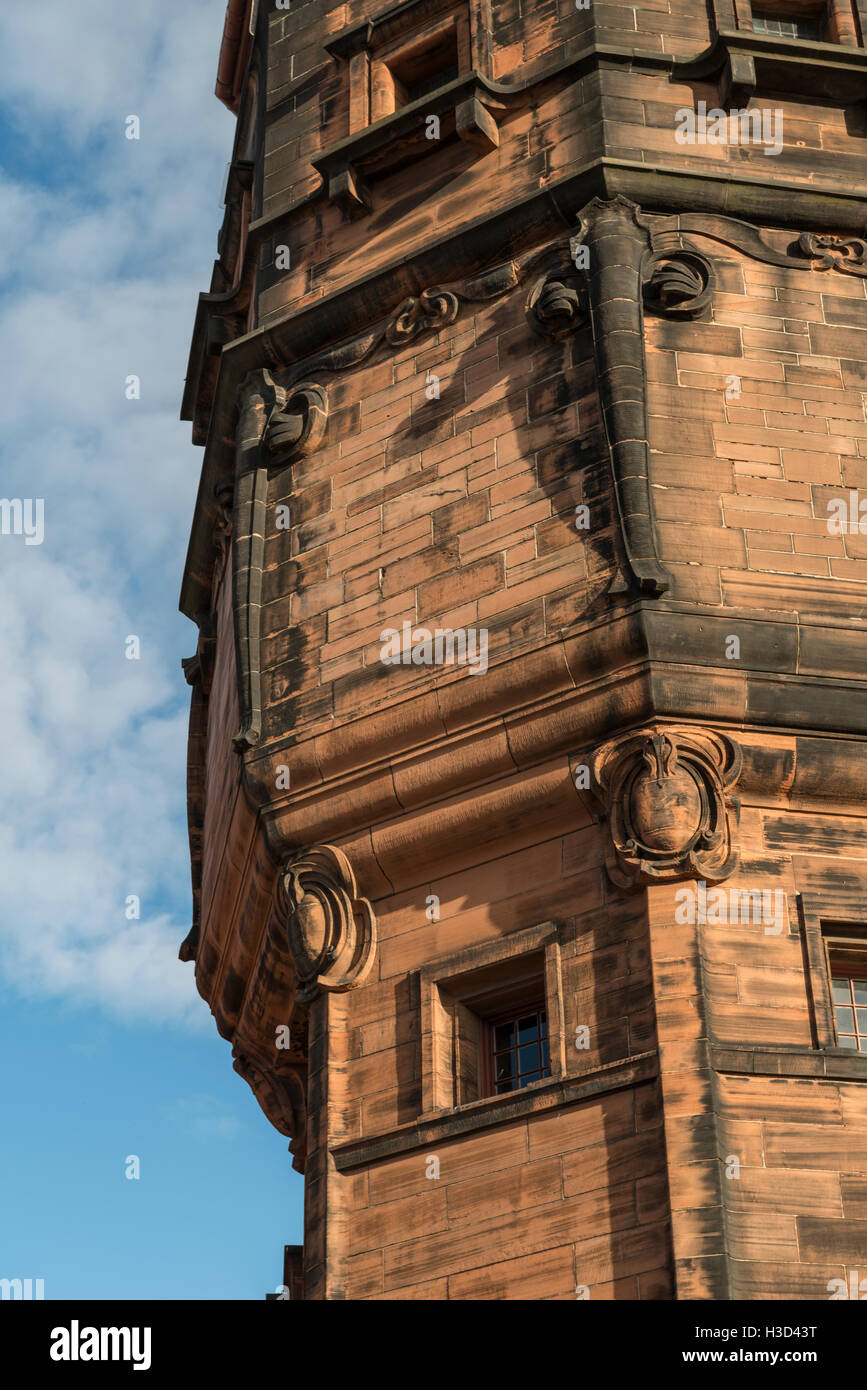 Stonework detail,Glasgow Herald Building designed by Charles Rennie Mackintosh, now The