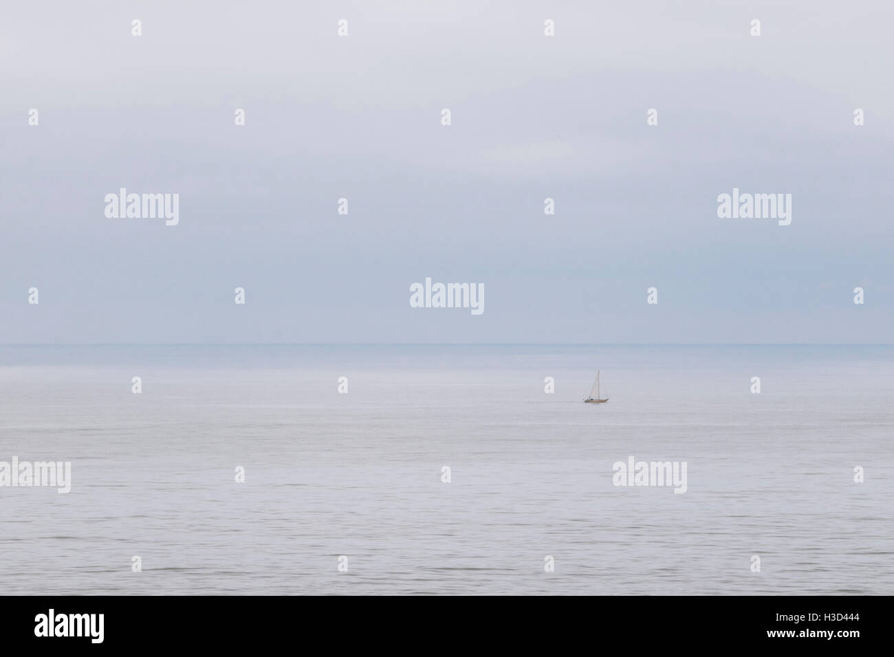 Scenic view of seascape against sky Stock Photo - Alamy