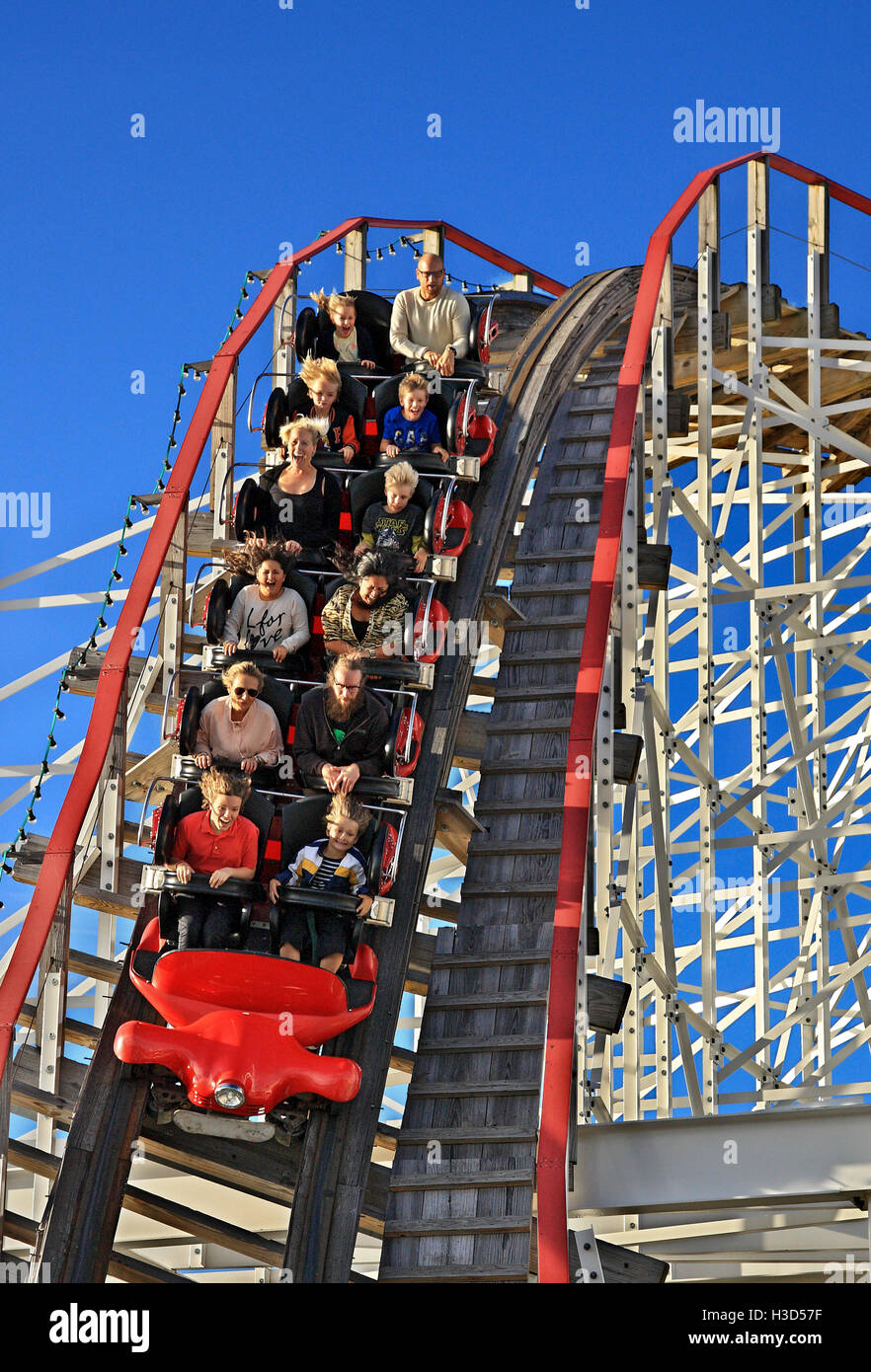 Tivoli Grona Lund (Luna Park),  Djurgarden, Stockholm, Sweden Stock Photo