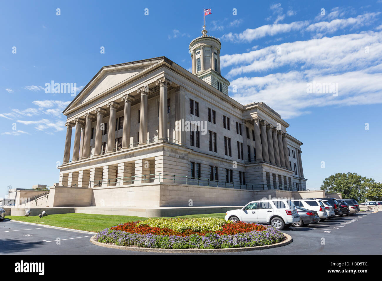 The Tennessee State Capitol in Nashville, Tennessee. Stock Photo