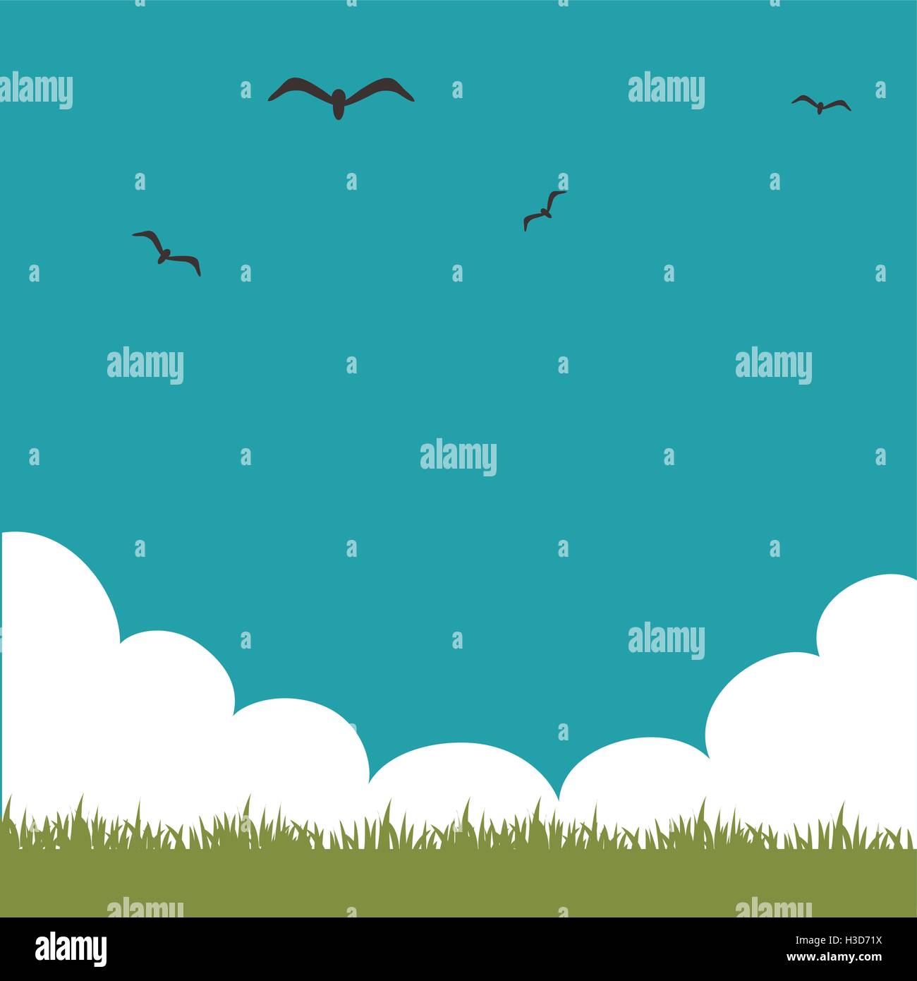 green natural landscape Stock Vector Image & Art - Alamy