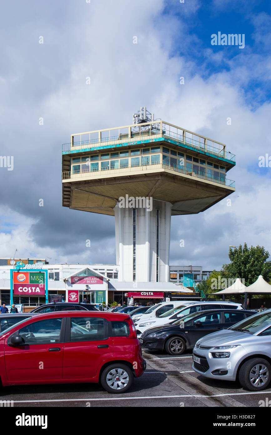 Pennine Tower at Lancaster motorway service on the M6 in Lancashire UK Stock Photo