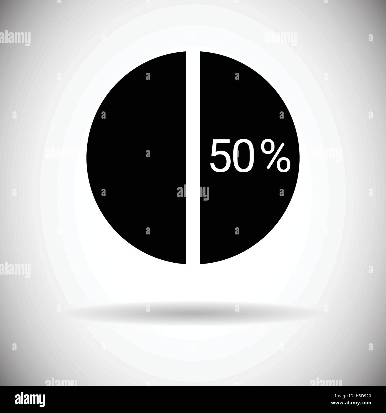 Pie Diagram Chart Graph Percentage Web Icon Stock Vector Image & Art ...