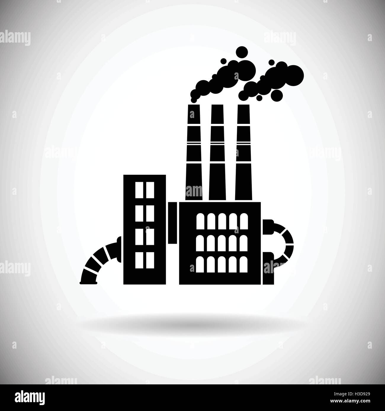Factory Building Web Icon Plant Stock Vector Image & Art - Alamy