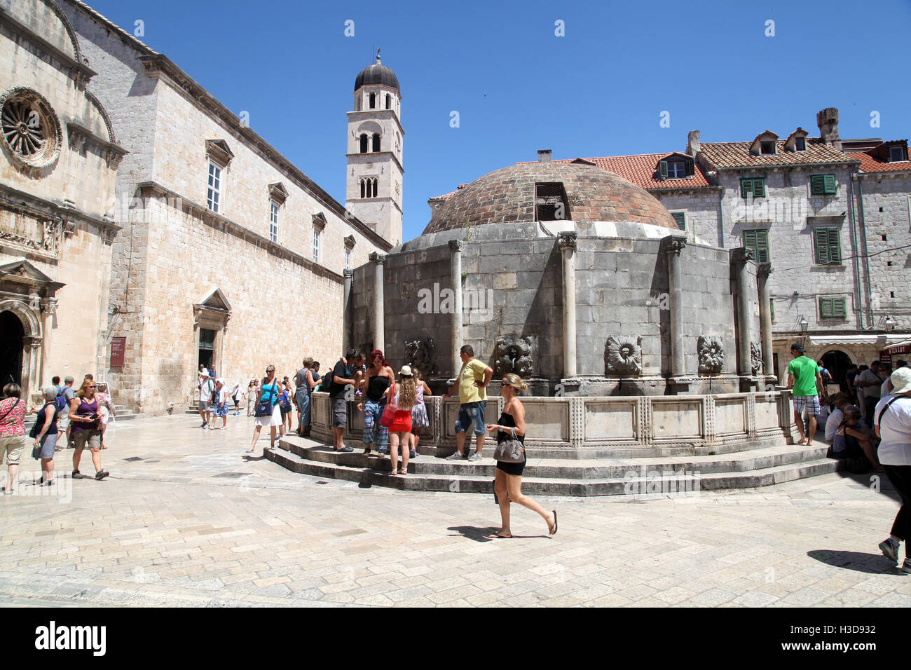ONOFRIO fountain Dubrovnik Croatia Stock Photo