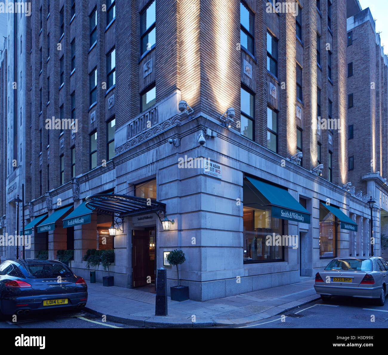 Exterior view of restaurant. The Adelphi Refurbishment, London, United