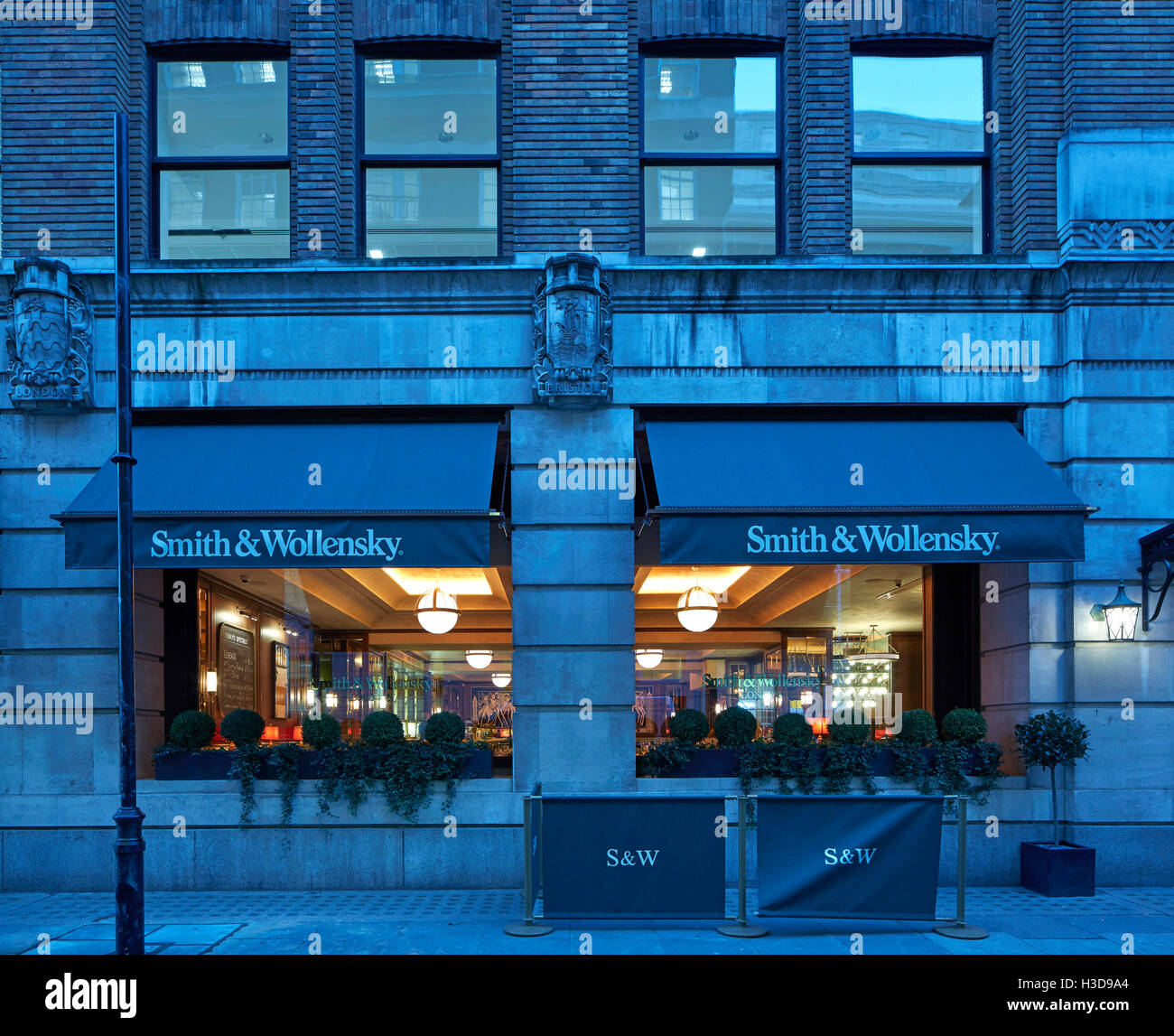 Exterior view of restaurant. The Adelphi Refurbishment, London, United