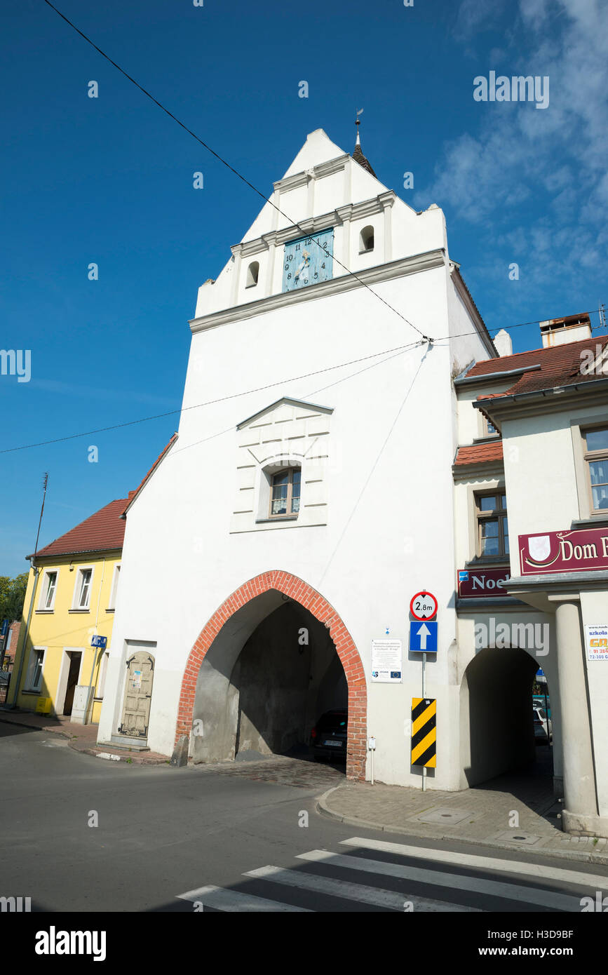 Kamienna Gate, Gryfice, West Pomeranian Voivodeship, Poland, Europe Stock Photo