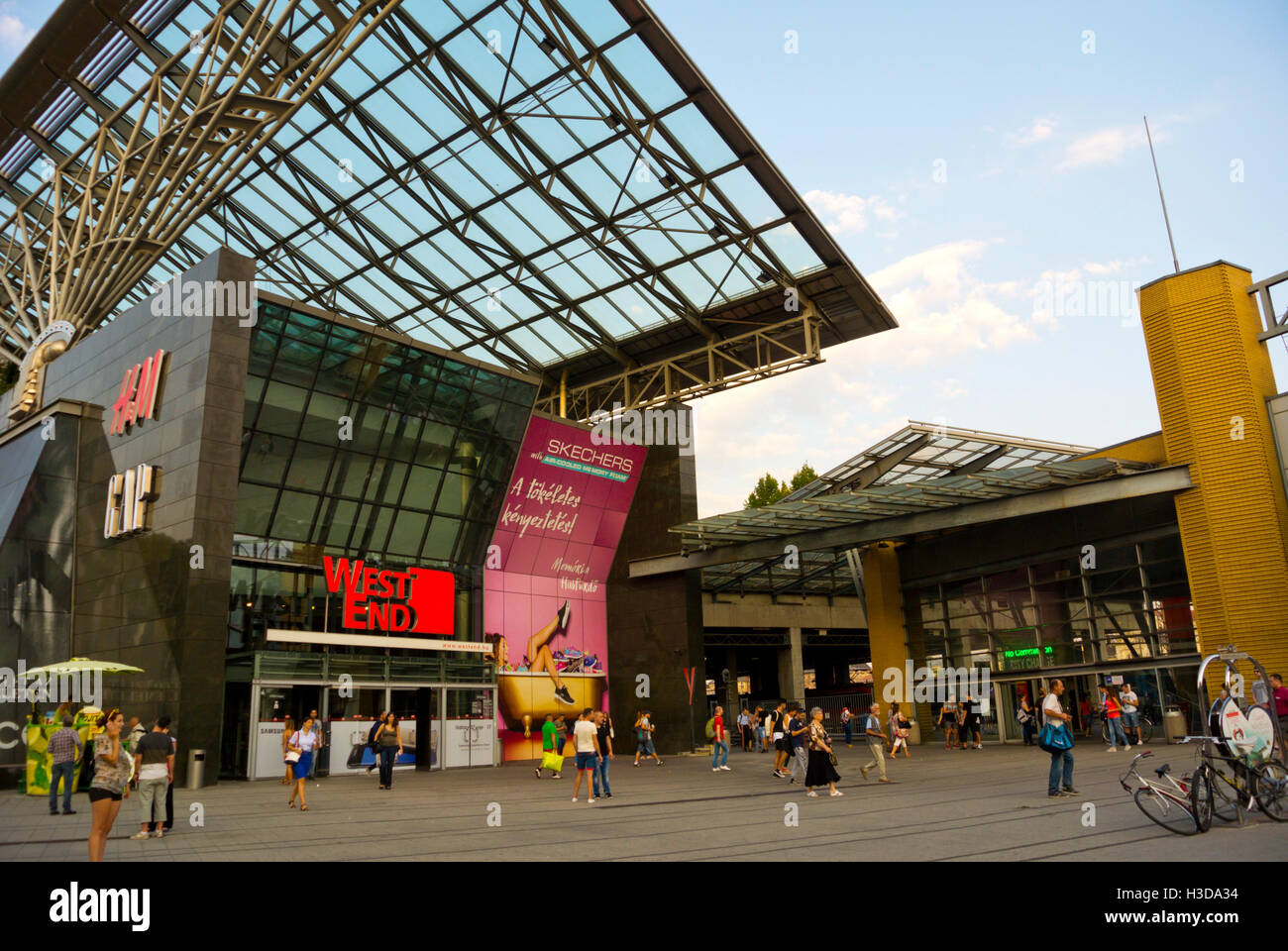 Westend city centre shopping mall, Ujlipotvaros, Budapest, Hungary, Europe  Stock Photo - Alamy