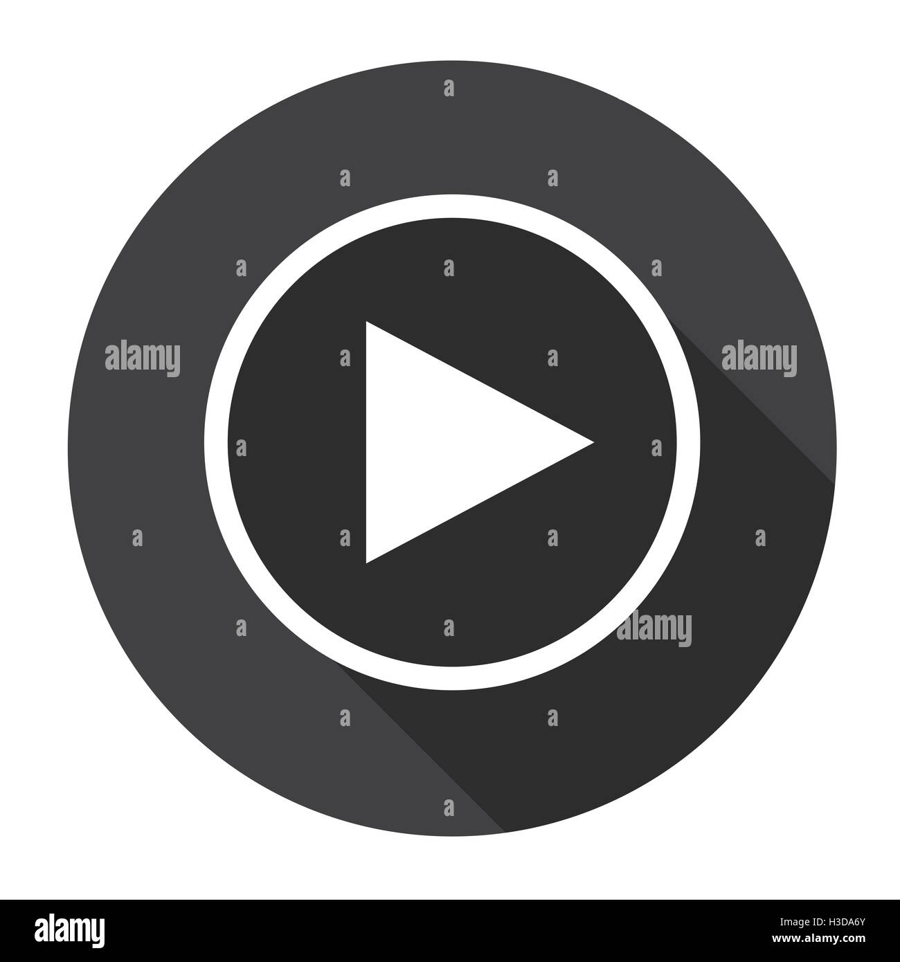 Video Player Interface Icon Button Stock Vector Image & Art - Alamy