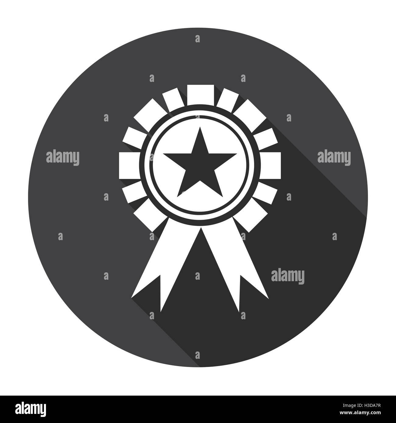 Medal Award Black Web Icon Stock Vector Image & Art - Alamy
