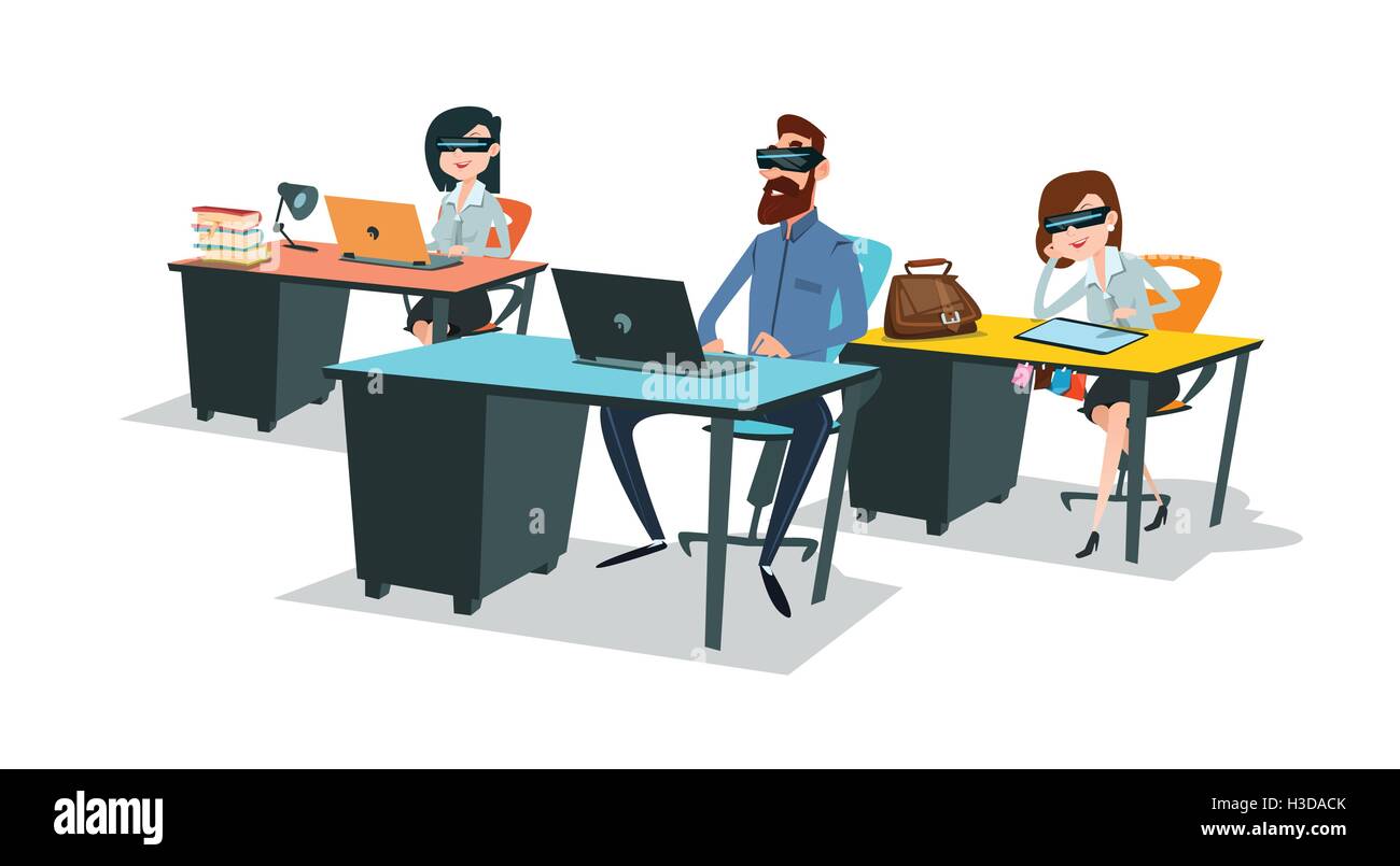 computer wear glasses