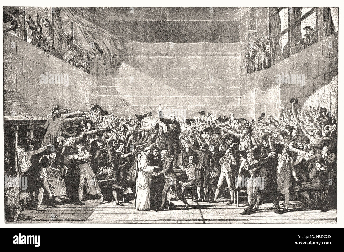 tennis court oath french revolution for kids