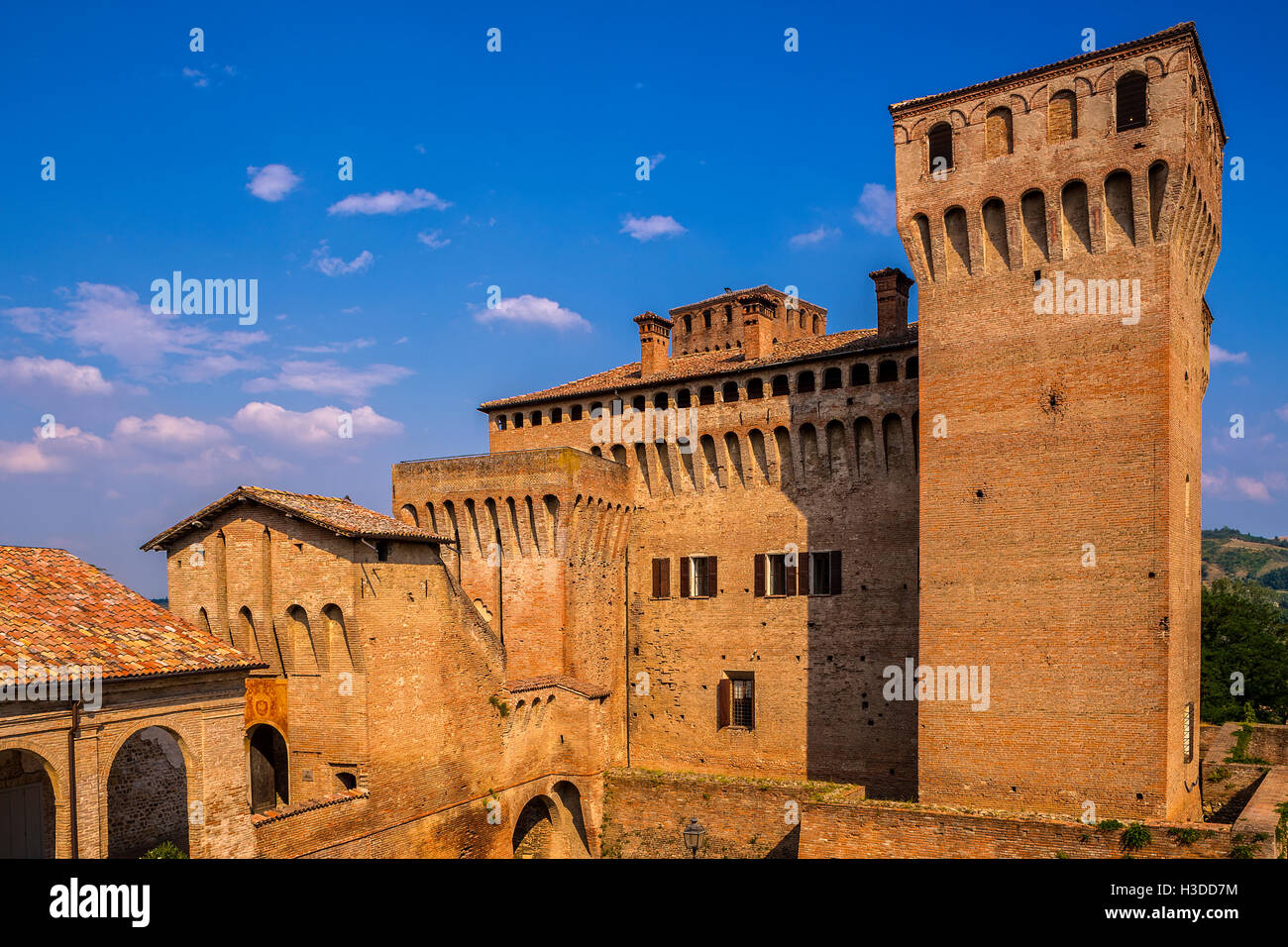 Italy Emilia Romagna Vignola the Fortress Stock Photo
